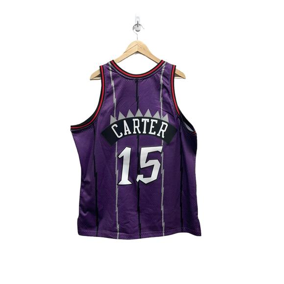Mitchell & Ness 1998-99 Toronto Raptors Road Vince Carter Authentic Jersey Sz XL - Picture 2 of 8